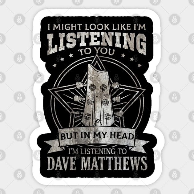 Dave Matthews Sticker by Astraxxx